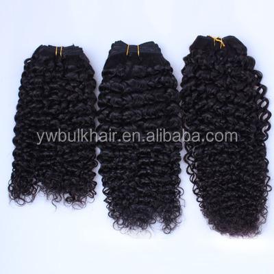 China Cheap Kinky Curly 8A Grade Brazilian Hair YL KBL Kinky Curly Hair Weaves for sale