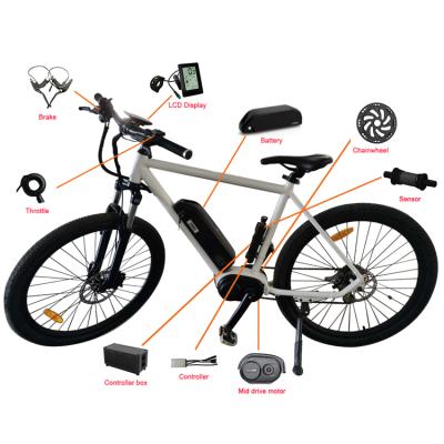 China Ebike Mid Drive Electric Bike Mountain E-Bike 26inch Motor Fat Tire/M01 Motor Mid Electric Bike for sale