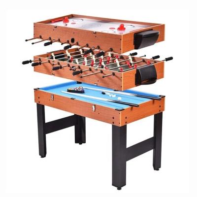 China MDF With PVC Laminated MDF With PVC Laminated Cheap SZX 3 In 1 Multi Game Table With Billiard Air Hockey And Football Table Game For Kids for sale