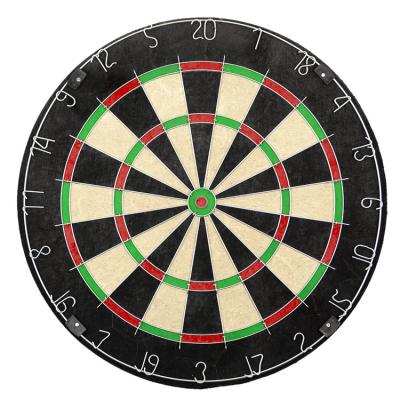 China Professional Wholesale Sisal Hair Dart Board With Stainless Steel Darts for sale