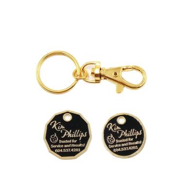 China High Quality Coin Holder Custom Metal Key Chain Soft Metal Key Chain Enamel Key Chain Keychain Zinc Alloy Key Chain for sale