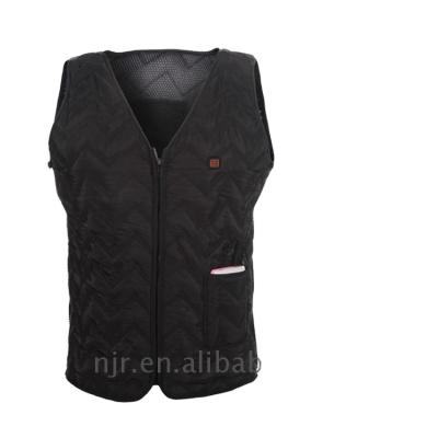 China Unisex Electric Winter Heating Vest Anti-pilling Lithium Battery Heating Vest Fast Power Usb Power Vest for sale