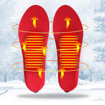 China Fashion 3 Levels Temperature Control Rechargeable Built-in Battery Electric Heating Insoles for sale