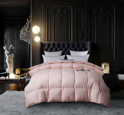 China Print or Solid Luxury Hot Big Goose Down Feather Filled Comforter Bedding Comforter Sets Sale Quilted Comforter Covers Comforter for sale