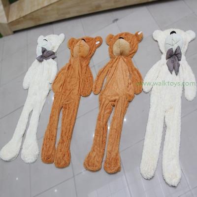 China Factory Direct Sale Cozy Unstuffed Teddy Bear Skins Plush Toys for sale