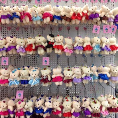 China Plush Doll/Animals/Plush Doll 10cm Teddy Bear Cute Plush Toys Pendant Key Chain Mascot/Character Kids Stuffed Bear Toys/Pillow for sale