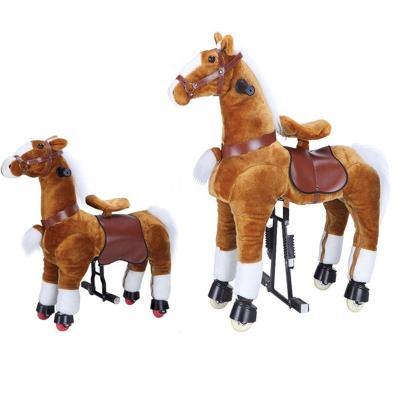 China Same as picture kids mechanical pony ride gift for girls and boys for sale