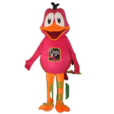 China Custom Made Animal Pink Duck Mascot Costume Cosplay Party Lyjenny Costume For Kids for sale