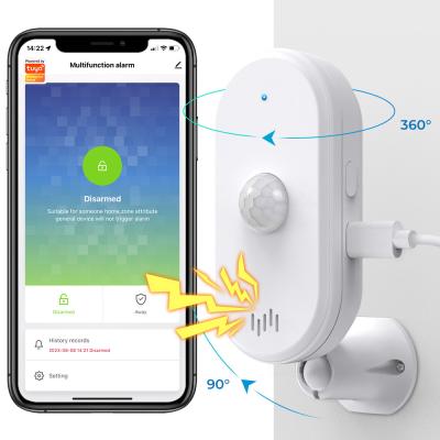 China Tuya Smart Wifi Pir Bewegungssensor Heimsicherheitssystem Detektor Alarm App Fernbedienung Timing Bewaffnung zu verkaufen