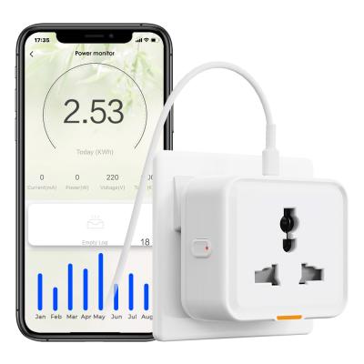 China Enchufe Tuya Universal Tipo-C enchufe 16A WiFi RF433 Adaptador de viaje Enchufe Tuya Smart Home en venta