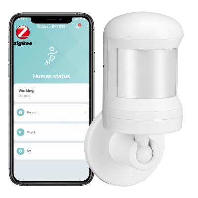 China Zigbee PIR Sensor de movimiento Sistema de seguridad para el hogar inalámbrico Tuya Zigbee 3.0 Smart Home Smart Life APP Detector Sensor en venta