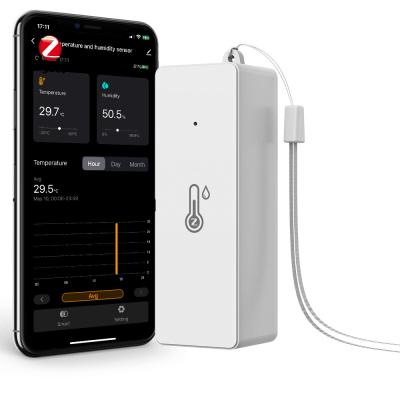 中国 トゥヤ ZigBee3.0 スマート温度と湿度センサー バッテリー駆動 ミニ室内湿度計 アレクサと連携 Googleホーム 販売のため