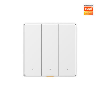 China Tuya WIFI RF433 Smart Wall Light Button Push Switch 110-250v Geen neutrale draad Single Fire Timing Voice App Tmall Genie, Alexa, Google Home Te koop