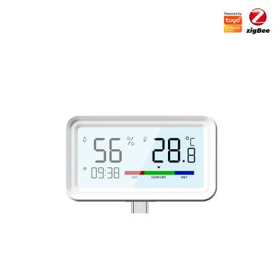 Κίνα Το Tuya ZigBee Wireless Hygrometer και το αισθητήρα θερμόμετρου    ️ Απομακρυσμένη παρακολούθηση, έλεγχος εφαρμογών, συμβατό με την Alexa & Google Home προς πώληση