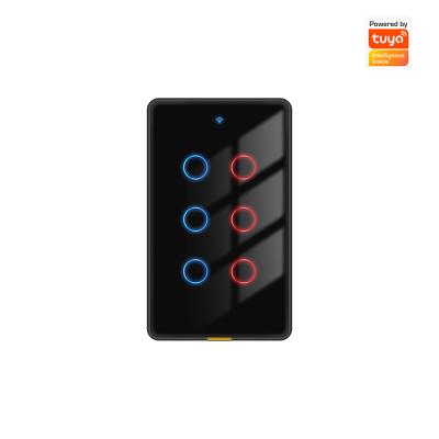 Κίνα Tuya Smart WiFi 6 Gang Light Switch Χωρίς ουδέτερο καλώδιο, χρονολόγηση, φωνητικό έλεγχο, RF433, συμβατό με την Alexa & Google Home προς πώληση