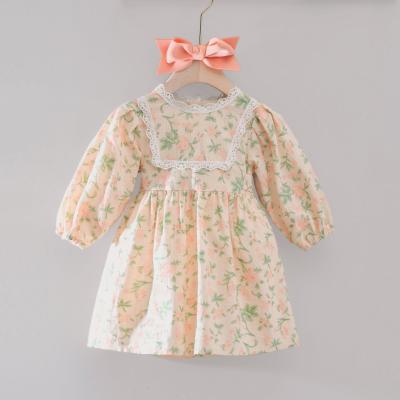 China Polyester Floral Princess Prom Casual Cotton Summer Dresses Lace For Girls Child for sale