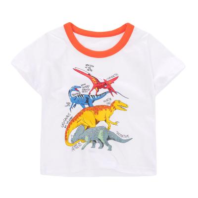 中国 130CMの24kg子供のスポーツ シャツのTシャツOの首の小さい恐竜 販売のため