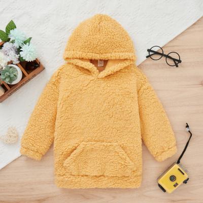 Cina Le maglie con cappuccio del pullover di colore solido dei capelli di scarsità ingialliscono le magliette felpate calde per il Odm dell'inverno in vendita