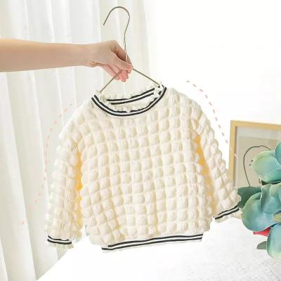 Cina Pullover lungo bianco della manica della blusa della peluche dell'abbigliamento dei bambini di inverno del poliestere del cotone in vendita