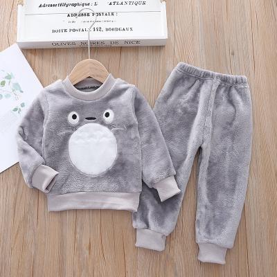 China Het Beeldverhaal Cat Pajamas Cute Home Wear van de winterkinderen voor Babymeisje Te koop