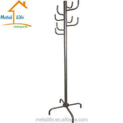 China Easy Assemble And Strong Stable Standing Commercial Tree Shaped Coat Rack for sale