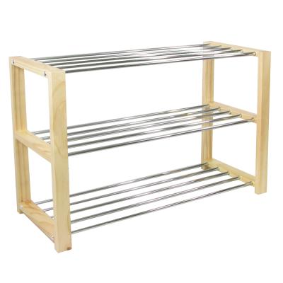 China Contemporary Multi-Layer Stackable Easy To Assemble Homemade Shoe Rack for sale