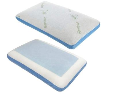 China Durable Folded Using Low Price Memory Foam + Cooling Gel Pad Custom Car Neck Pillow Roll for sale