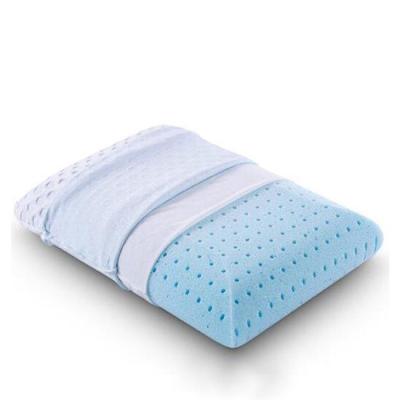 China Folded Cr Air Cell Sleep Ventilated Technology Gel Cooling Pillow For Memory Foam Gel Bed Pillow for sale