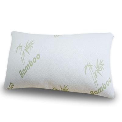 China 100% Shredded Bamboo Fiber Pillow Folded Orthopedic Memory Foam Pillow For Bed Hotel Washable And Removable Cover for sale