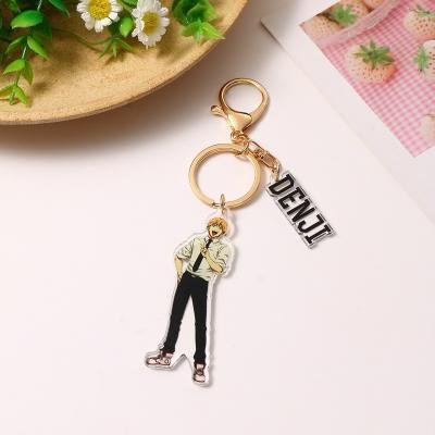 China Animation Products Etc New acrylic key chain cartoon characters around acrylic pendant accessories support printed logo keychains for sale