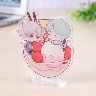 China Animation Products Etc Logo Custom Printed Stand Acrylic Charms Wholesale Cartoon Anime Transparent Clear Acrylic Standee For Promotional Gifts for sale