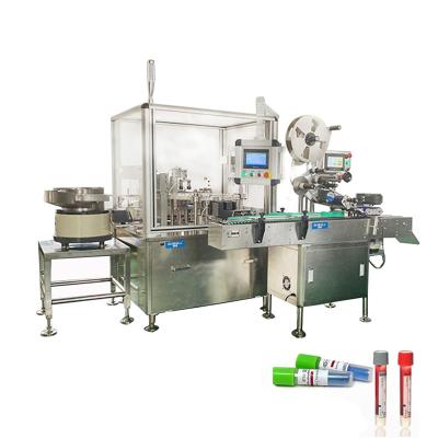 China Automatic 10ml Tube Filling Machine Vacutainer Vial Blood Test Tube Filling And Capping Machine à venda