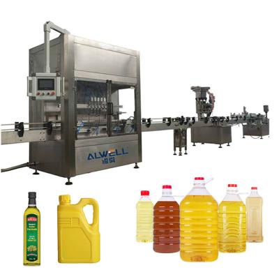 China Automatic Round Bottle 12 Head Drinks Filling Machine For Cooking Oil for sale