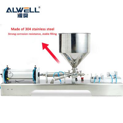 China Dishwashing Manual Filling Machine Cream Thick Paste Piston Filling Machine for sale