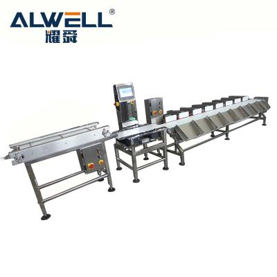 China Automatic Weight Sorting Machine Fish Grading Machine en venta