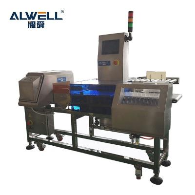 Κίνα ALWELL Food Inspection Combine Metal Detector And Check Weigher προς πώληση