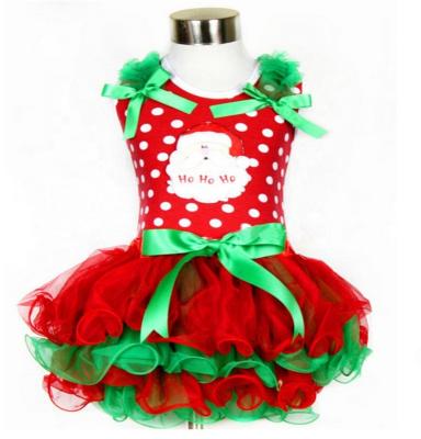 China Wholesale Anti-wrinkle kids design Christmas party dresses babies dress lace up tutu skirt girls dress for sale