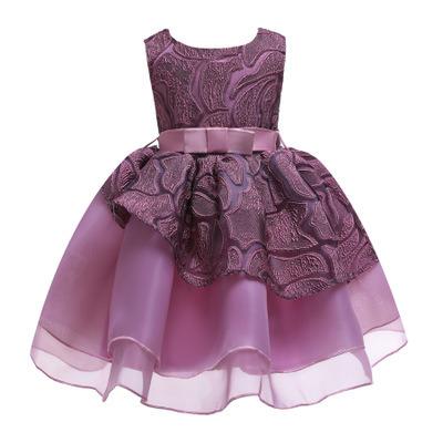 China New Breathable Stain Girl Skirt Amazon Children Dress Party Lace Embroidered Dress Princess Dress for sale