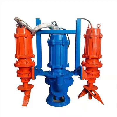 China High Efficiency High head stainless steel knife agitator sea and river submersible mortar dredging suction slurry pump for sale