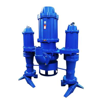 China High Efficiency Non clogging stirring Efficient and wear-resistant submersible mortar dredging suction slurry pump for sale