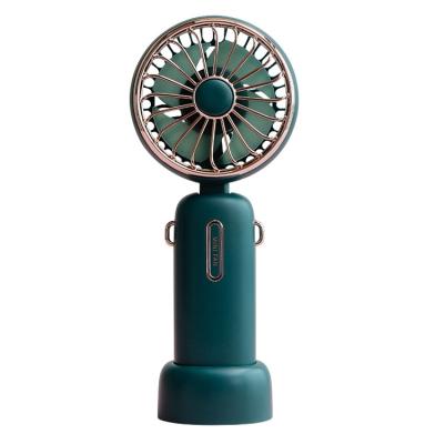 China Mini Handheld Design Rechargeable Standing Professional Handheld Fan for Air Cooling for sale