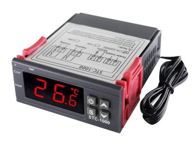 China Widely Temperature Controller STC-1000 Thermostat Aquarium NTC Sensor 220V Theory Temperature Controller for sale