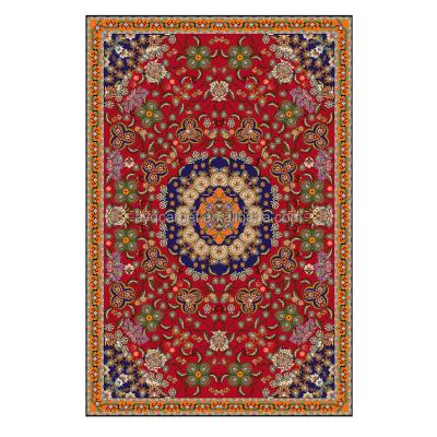 China Washable Mat For Living Room Carpet 3D Floor Cover Persian Style Anti-Slip Carpet for sale