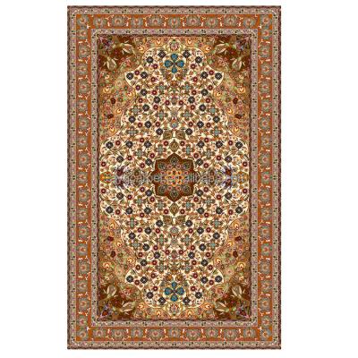 China Wholesale Household Washable Floor Transfer Printed Persian Style Velvet Carpet And Blankets for sale