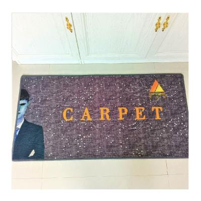 China Machine Made Luxury Modern Carpet Blanket Logo Custom Rugs Washable For Living Room for sale