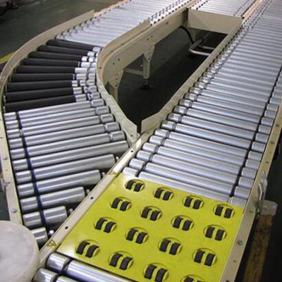 China Heat Resistant High Speed ​​Swing Wheel Matching Conveyor Roller Modular Belt Conveyor For Parcel Sorting for sale