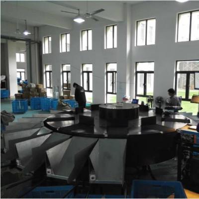 China Ring Sorter Fire Resistant Dial Sorting Conveyor System For Courier Companies And 3PL Warehouse for sale