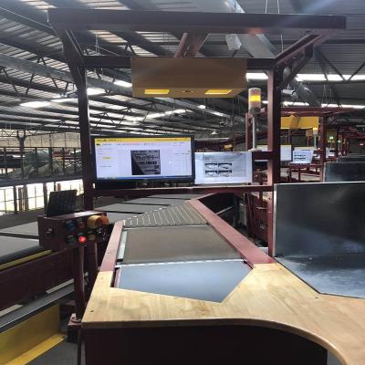 China Heat resistant dimensioning of parcel hanlding/weighing scanning sorter and cross belt matching conveyor and parcel sorter for sale