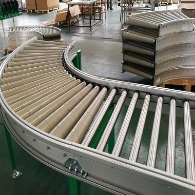 China Heat Resistant Loop Conveyor Roller / Circular Roller Conveyor System For Express In Warehouse for sale