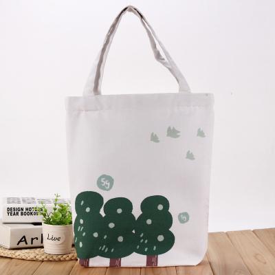 China Canvas Handled Eco Friendly Tote Bag - Customized Cotton Shopping Printing Promotional Handle Tote Shopping Bag With Button for sale